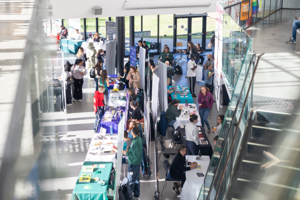 booths at graduate expo