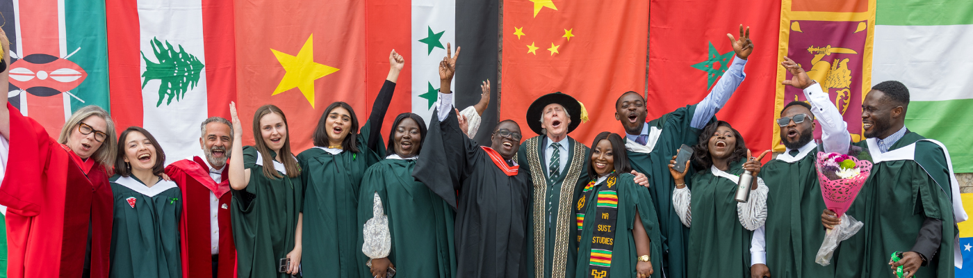 international students graduating