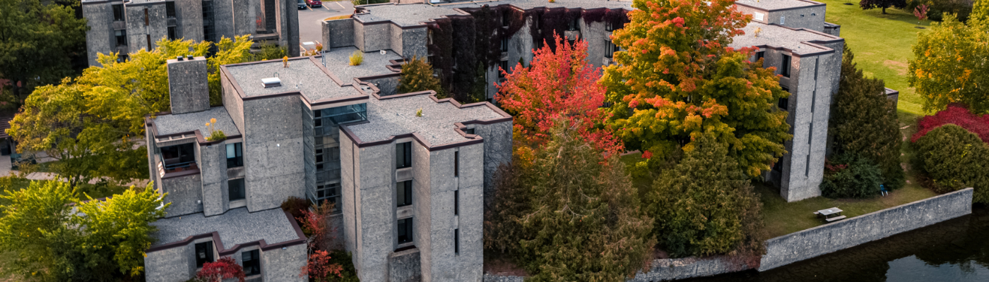 champlain college fall aerial