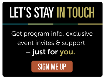 let's stay in touch box