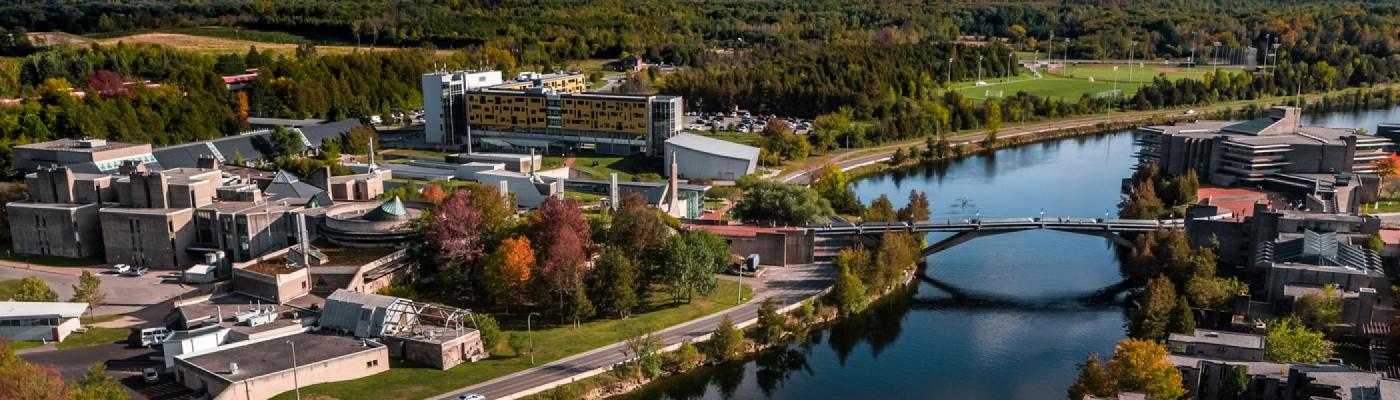 trent aerial fall campus