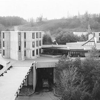 Lady Eaton College black and white photo