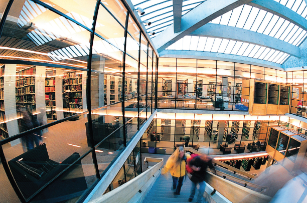 interior bata library shot