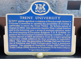 Blue Plaque Trent Received to celebrate its 50th anniversary