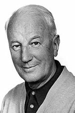 Portrait of Bruno Mathsson in black and white