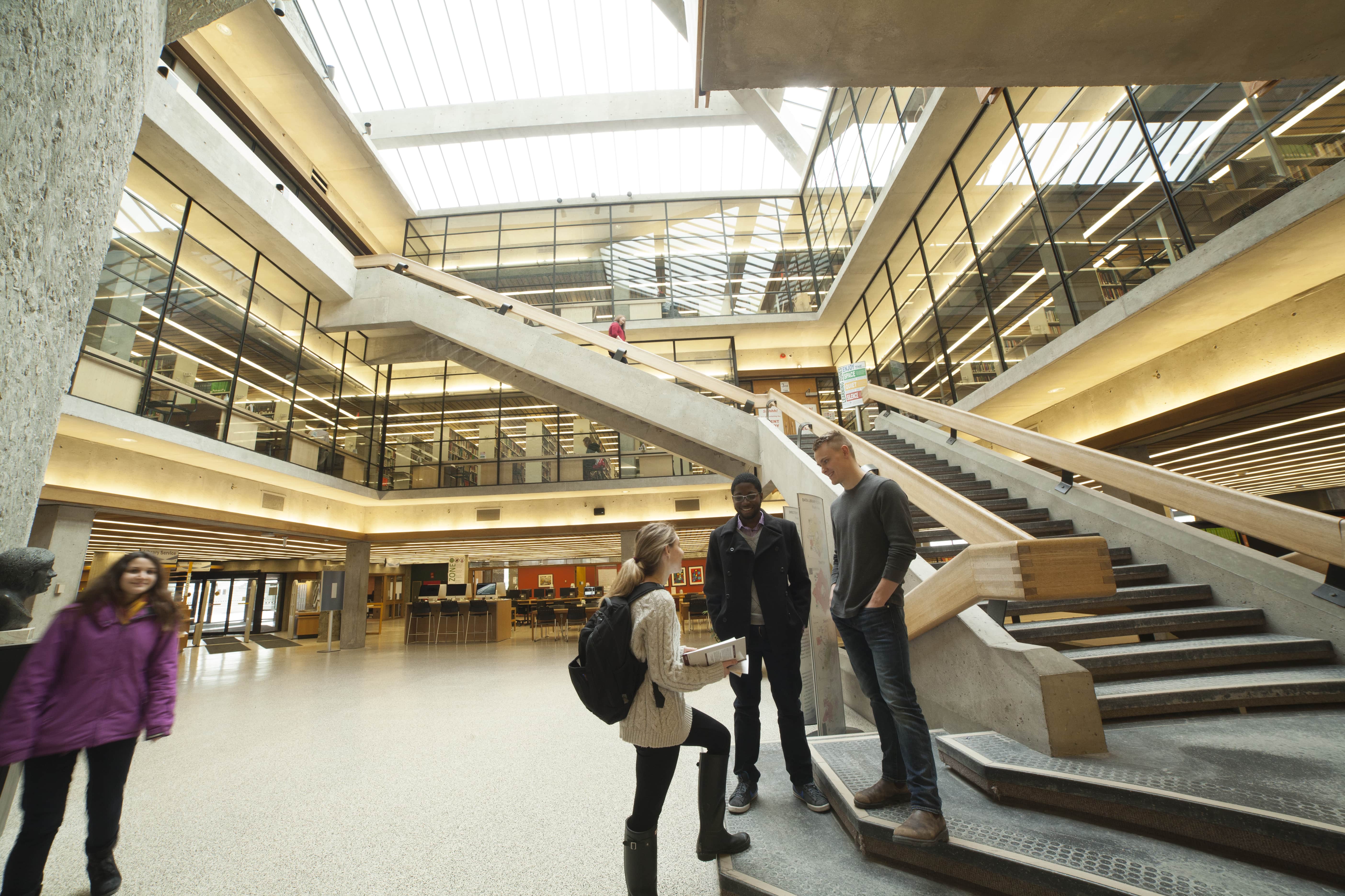 interior bata library shot