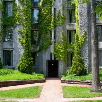 Champlain College looking from outside