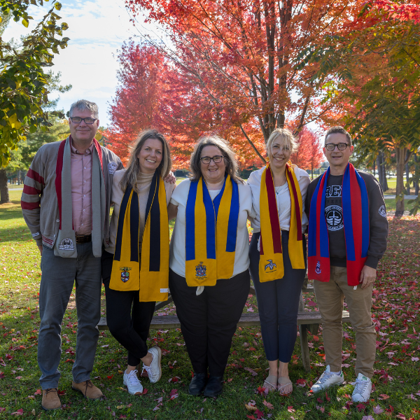 Trent's five College principals.