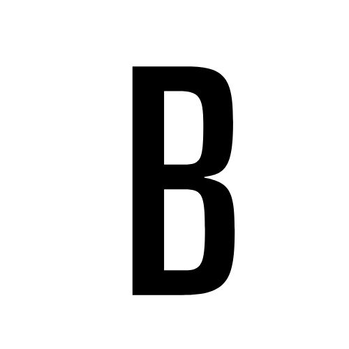 B