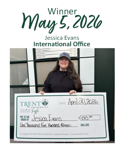 Jessica Evans with cheque