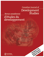 Cover of Canadian Journal of Development Studies