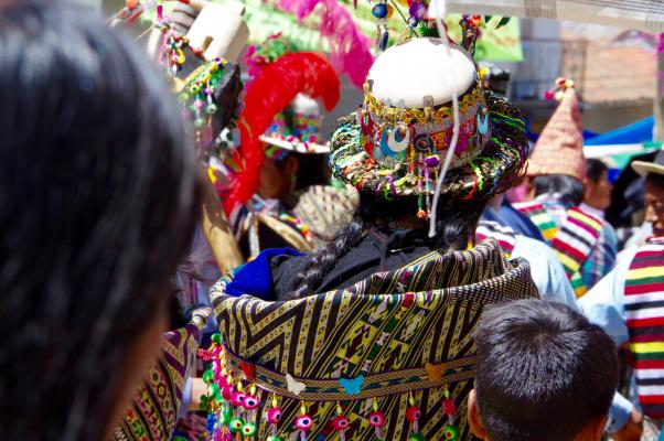 People with Bolivian attire