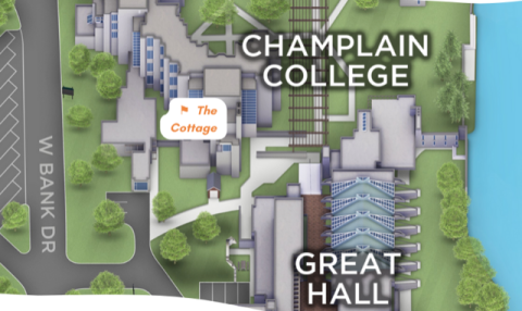 Map of Champlain College