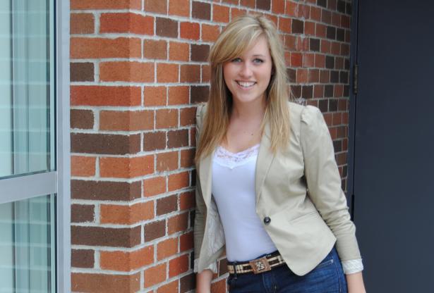 Kelly Vanleyden, president of the Trent Oshawa Student Association (TOSA)