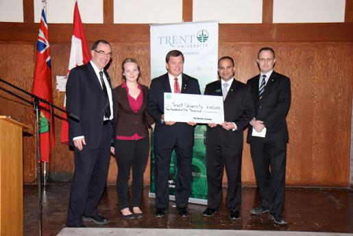 Third-year student Irene Brueckner-Irwin receives the first TD Bank Group Scholarship