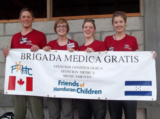 Students in the Trent/Fleming School of Nursing join primary health care efforts in Honduras