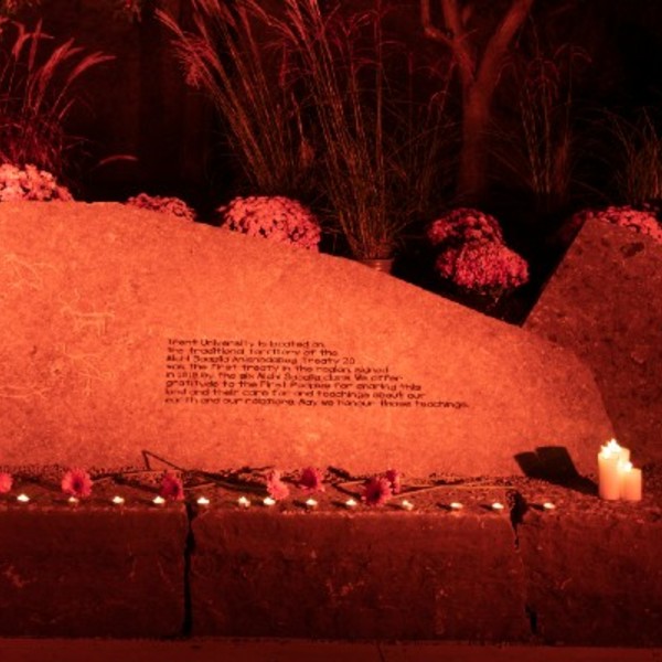 Treaty Rock at Trent