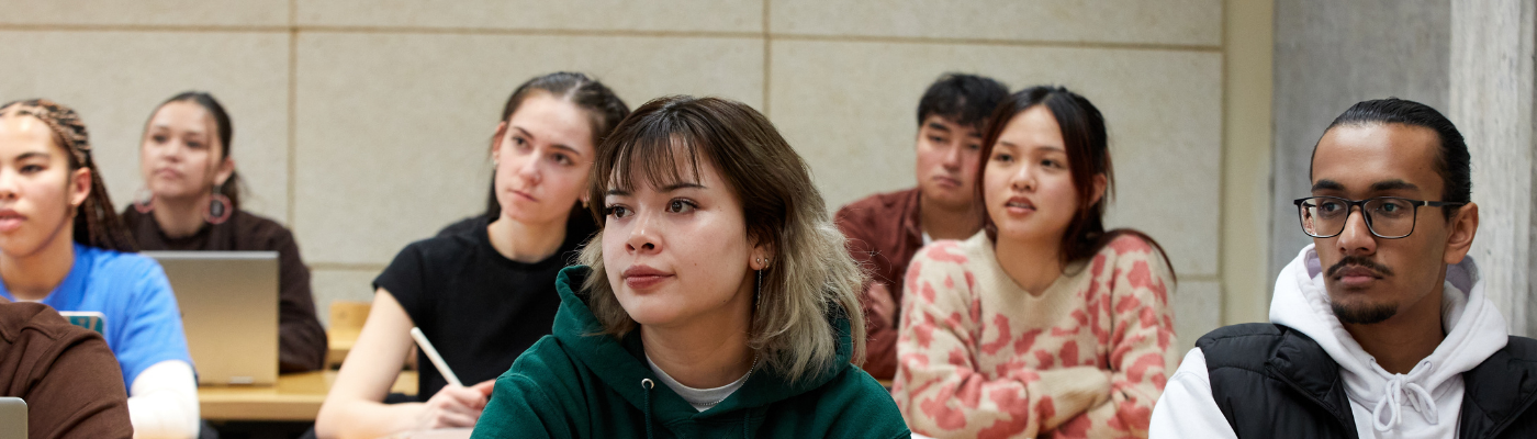 Group of students in class