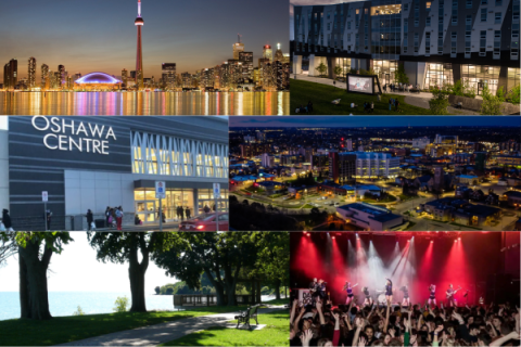 Collage of photos from around Durham GTA