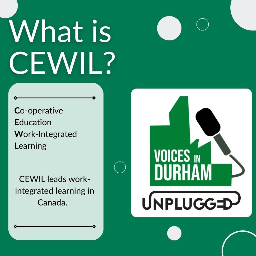 What is CEWIL Voices in Durham LinkedIn post series image