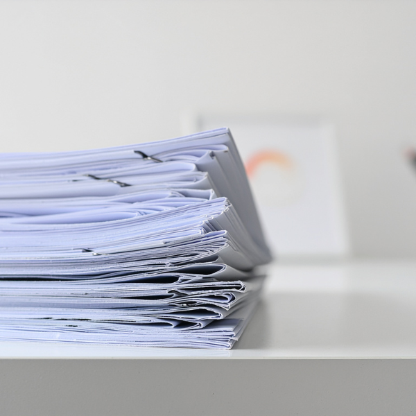 Stack of papers