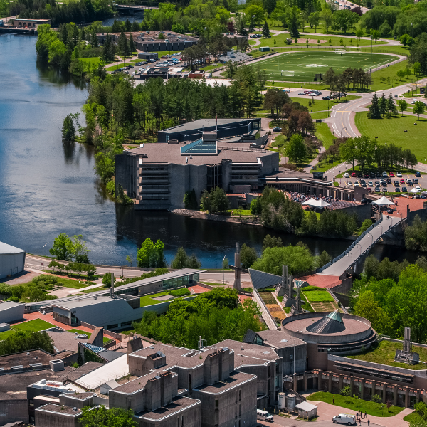 Trent University aerial
