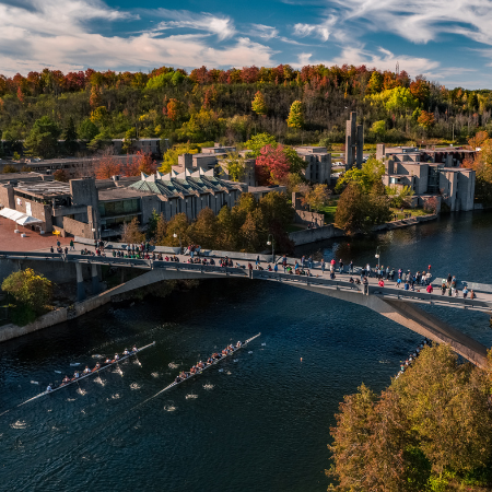 Aerial of Trent University