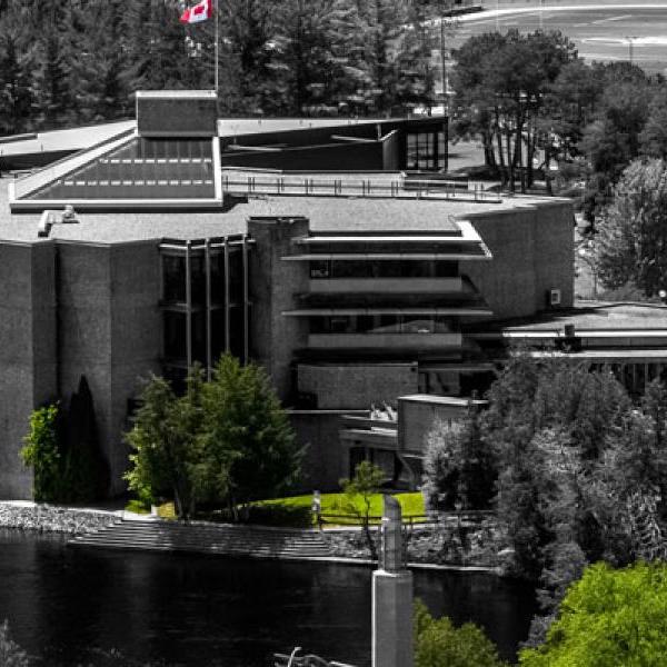 Library exterior shot