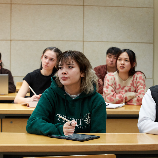 Student in lecture