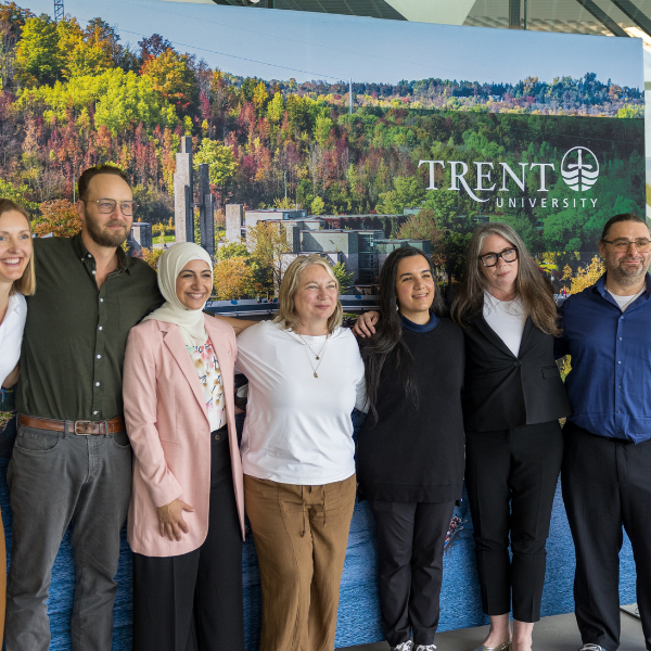 Faculty pose for a photo 
