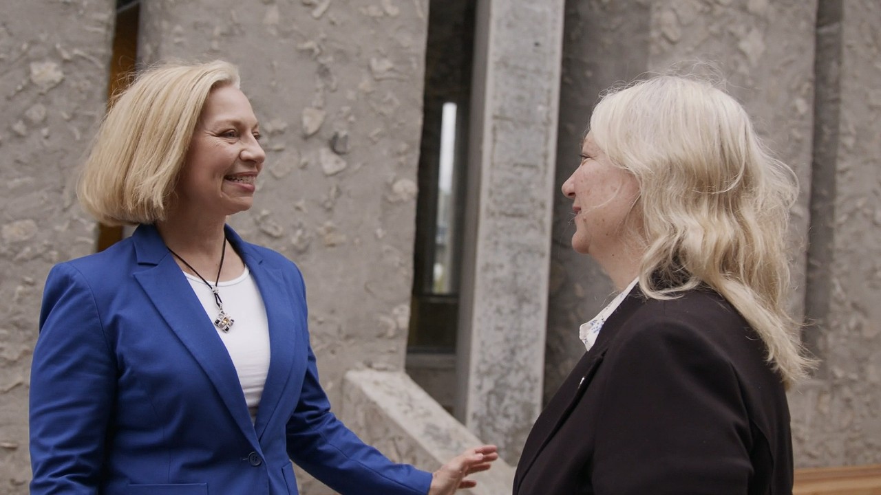 Dr. Cristine de Clercy in conversation with Cathy Bruce