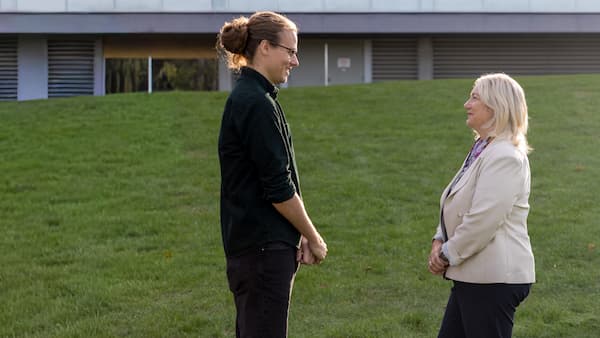 Dr. Jackson Pind and Dr. Cathy Bruce