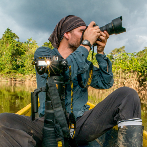 Dr. Neil Osborne with camera