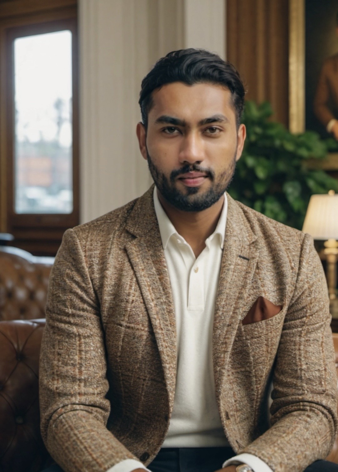 Muhammad Faizan Yousaf, male graduate of program, smiling at camera 
