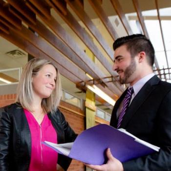 Students in the Master of Management program.