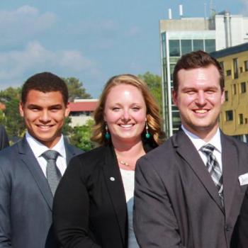 Students in the Master of Management program.