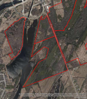 Canal Nature Area boundary on satellite view
