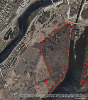 South Drumlin Nature Area boundary over satellite image