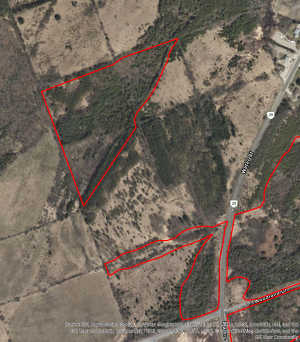 Total Loss Farm Nature Area boundary over satellite image
