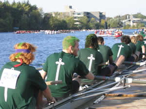 Trent University's Men's Rowing Team