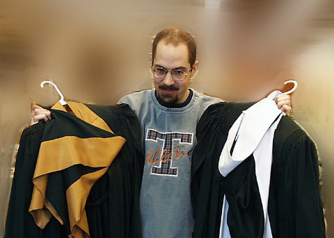 Twin degrees for Stephen Sayer