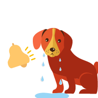 finally, bell ringing even with no food makes a dog salivate