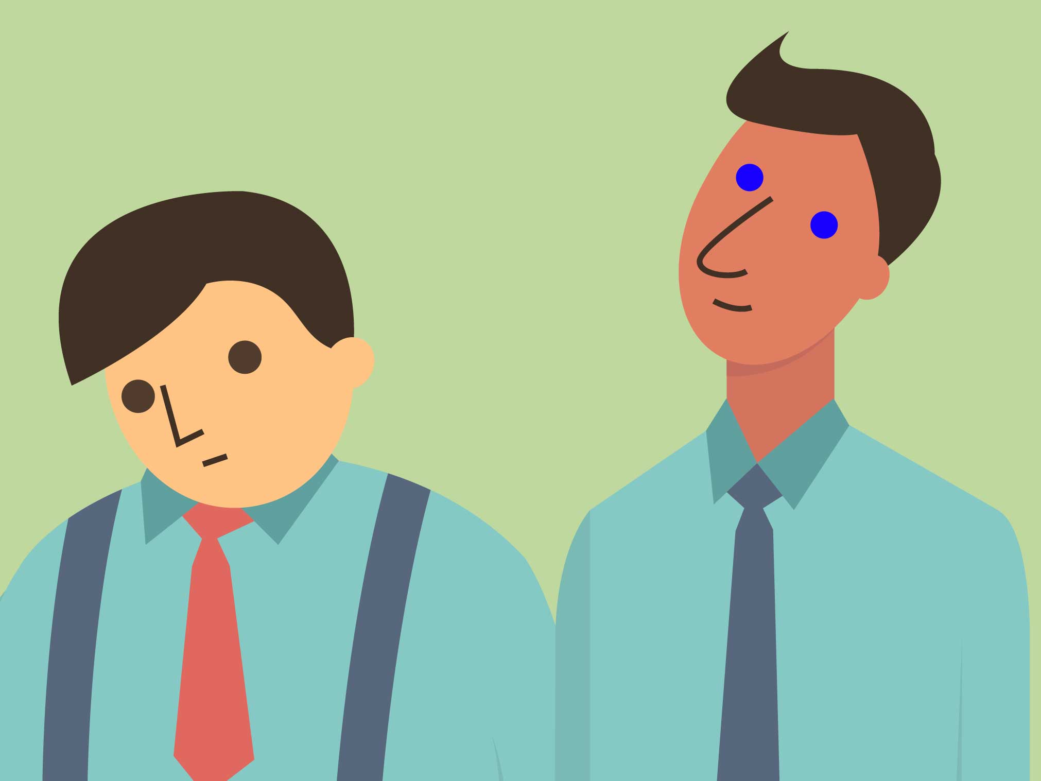 blue vs brown eyes picture