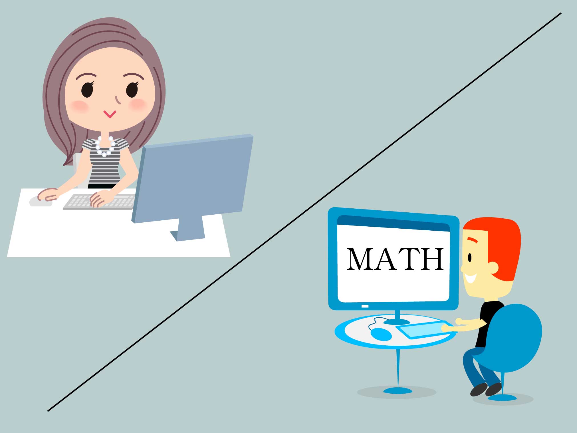 math-gender stereotypes picture