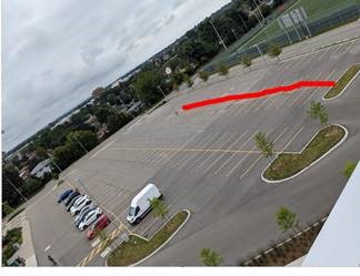 Parking Lot Showing Overnight Parking
