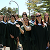 Convocating students walking onto podium: June 3, 2014 - Afternoon