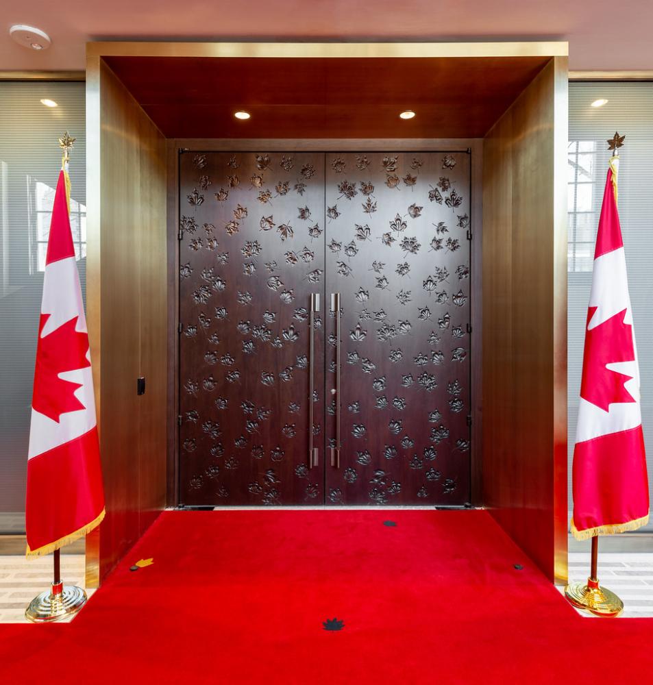 senate doors