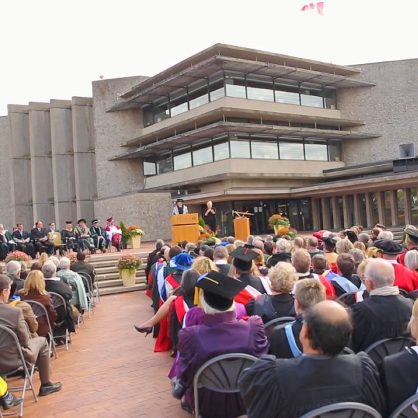A view of a Presidential Installation Ceremony