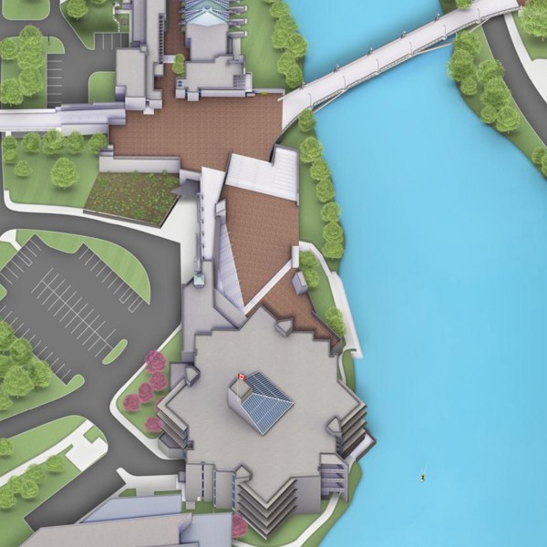 A map of Trent's Bata library