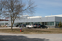 Life and Health Sciences Building in Spring